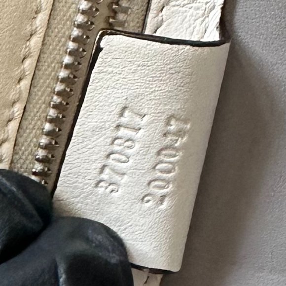 GUCCI Taupe Leather Lady Bamboo Flap Bag - Picture 5 of 6